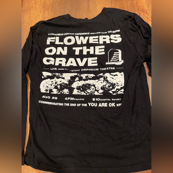 The Maine “Flowers On The Grave” Long-Sleeve Shirt - Picture 2 of 3
